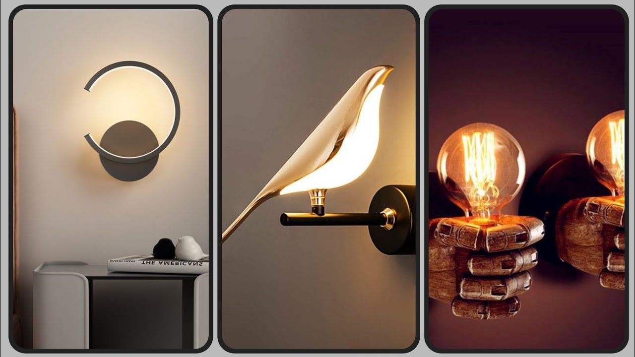 Decorative Wall Lamps // Unique & Decent Living Room Wall Lamps decore