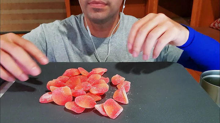 Haribo | Peaches Candy [MUKBANG ASMR NO-TALKING]