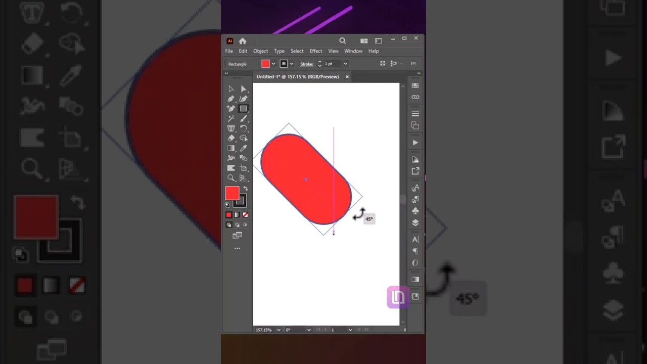 Create a vector ❤️ Heart in Adobe illustrator.