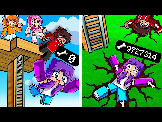 Minecraft'ta TÜM KEMİKLERİMİZİ KIRDIK!