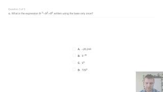 Algebra 1 7-2 Multiplying Powers With the Same Base: Problem 1 - Multiplying Powers