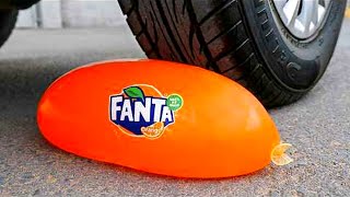 Crushing Experiment COCA COLA Balloons vs Car | Crushing Crunchy & Soft Things with Car! screenshot 1