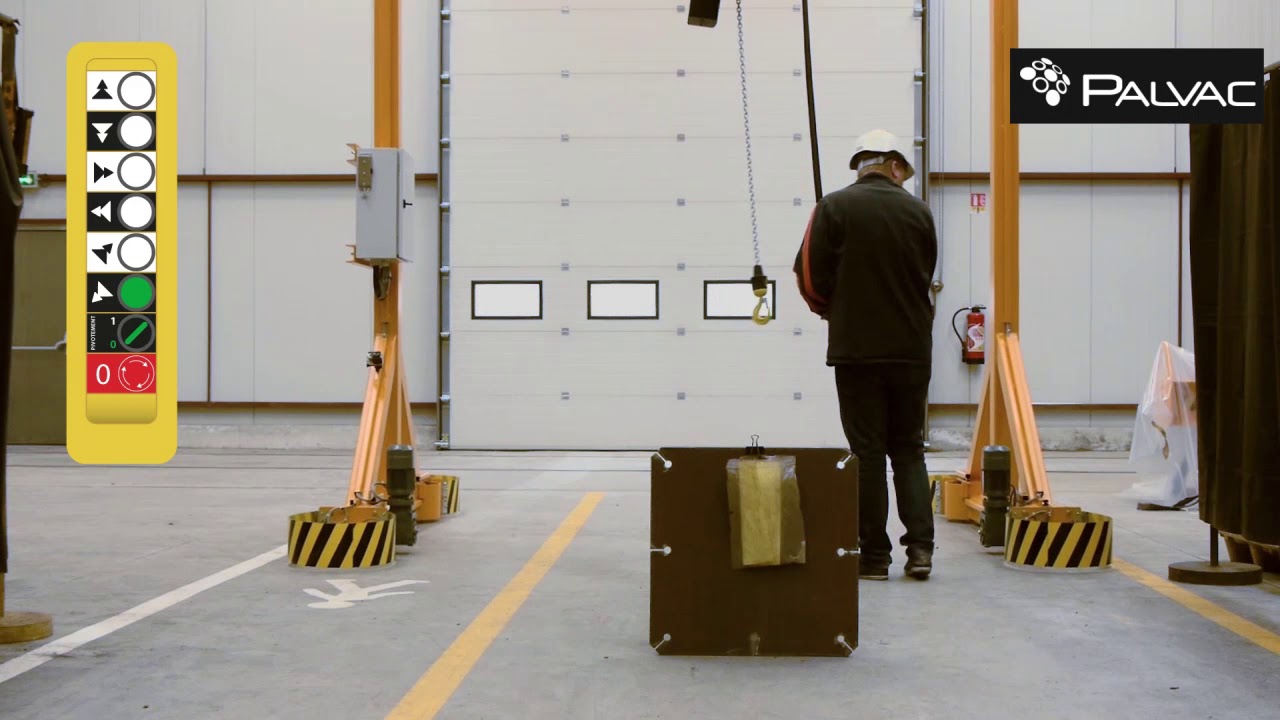 PORTIQUE D'ATELIER MOTORISE - PALVAC - Tel : 02 41 27 33 22