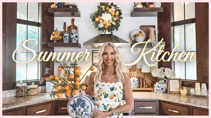 🍋 How to decorate your kitchen for Summer | Lemon Kitchen Decor | Summer Kitchen Decorating Ideas