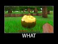 Minecraft wait what meme part 303 realistic minecraft Golden Apple