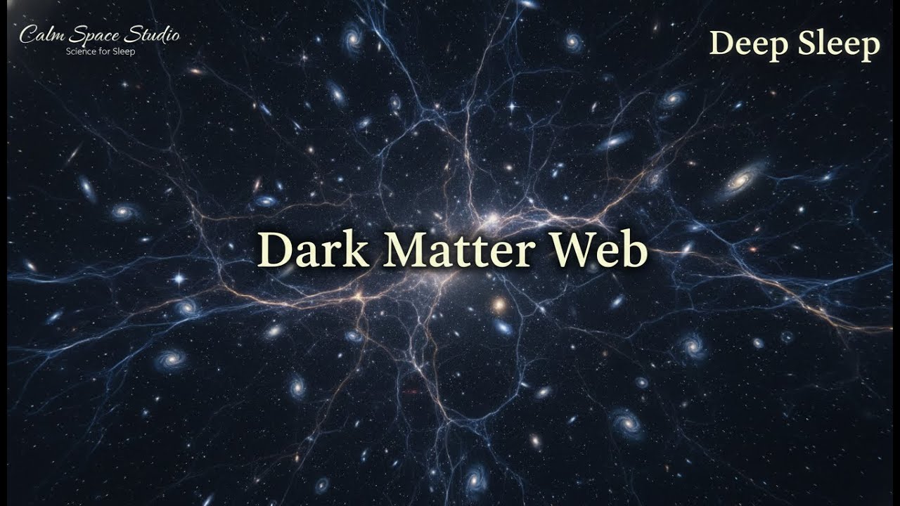 Unseen Cosmic Skeleton: How Dark Matter Shapes the Web | Calm Space Studio
