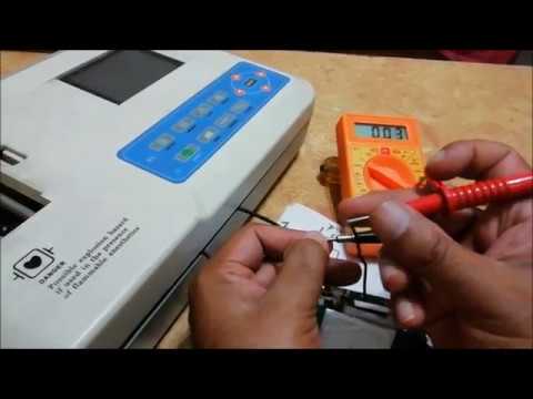 how to repair battery of a ecg machine