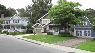 Driving thru Wisteria Lane at the Universal Studios in Los Angeles
