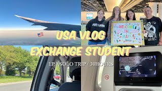USA exchange student EP.1 🇺🇸 | on board✈️ , connecting flight, BKK-HND-SFO-PDX 💐 | MAYPICHAYA