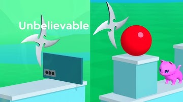 Don’t Slice the Cat Game! Satisfying ASMR slicing video