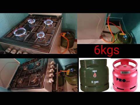 how to connect a smal (6kg) cylinder to a 4 burner gas cooker