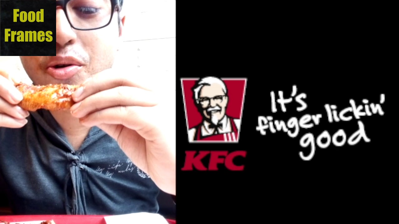 KFC New Smoky Grilled Wings Eating video D YouTube