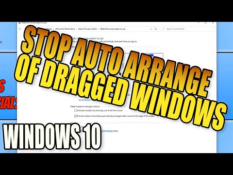 Stop Windows From Being Auto Arranged When Dragged To Edge Of Screen In Windows 10 PC Tutorial hqdefault