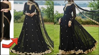 long fitted dress with split