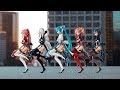 【MMD】 極楽浄土 5ver [Gokuraku Jodo 5ver] - Miku / Haku / Teto / Luka / Luo