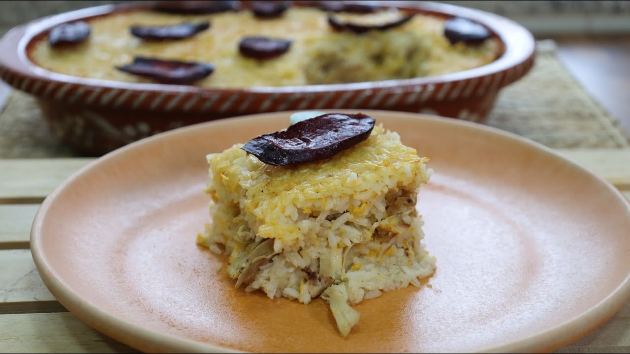 Arroz de Frango no Forno