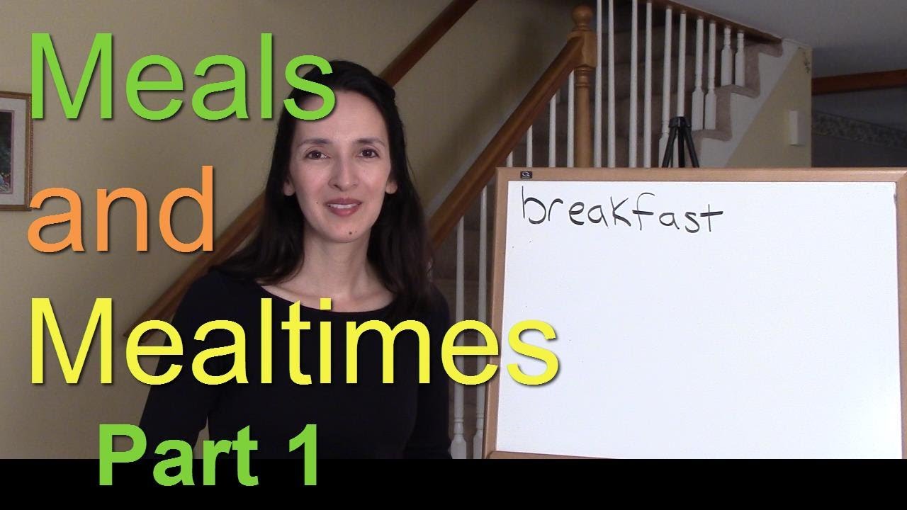 Meals and Mealtimes in the U.S. (1/2) - American Culture & English Vocabulary