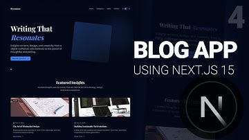 Build a Stunning Blog Homepage with Next.js 15 & Shadcn – Hero Section