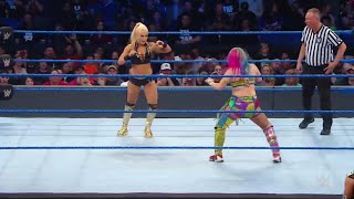 Asuka Vs Mandy Rose - WWE Smackdown Live 19/02/2019 (En Español)