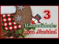 3 MANUALIDADES PARA VENDER O REGALAR EN NAVIDAD / Ideas navideñas con reciclaje / Christmas crafts