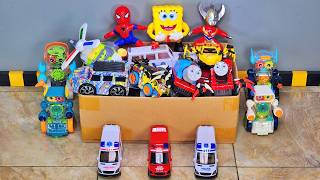 Kotak Penuh Mainan Tayo Choo Choo Charles Thomas Exe Mcqueen Dino Cars Robot Joget Robot Cumi
