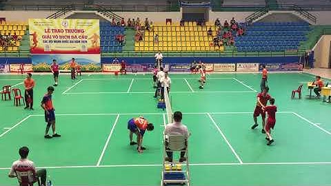 Đá cầu- Shuttlecock kicking :Đôi nam nữ: Đồng Tháp (Hiền Sơn Ca) sv Tp HCM (Đạt Oanh) s2