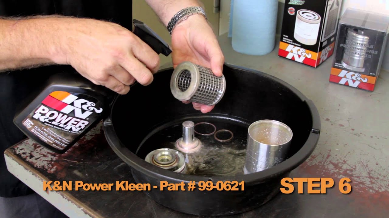 K&N Stainless Steel Washable and Reusable Oil Filters YouTube