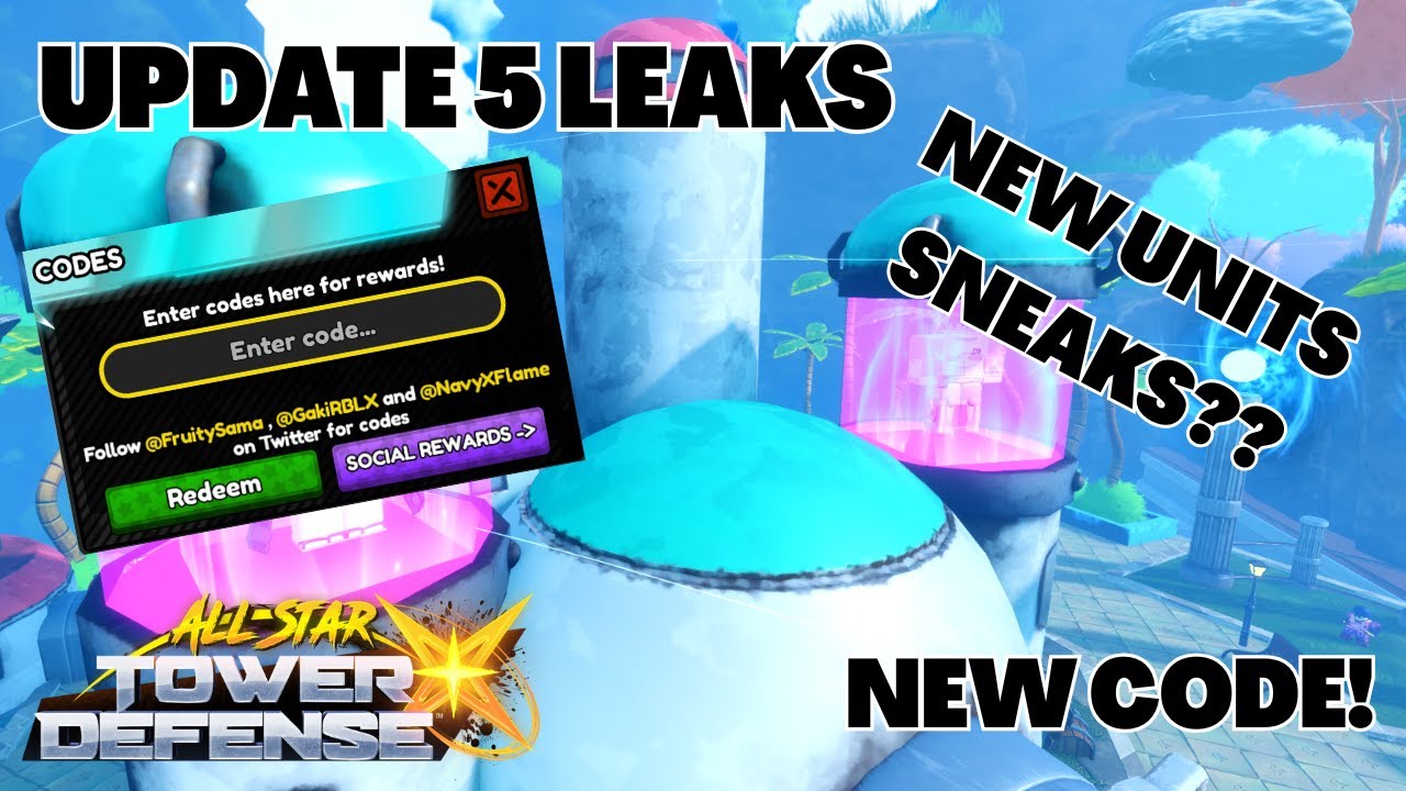 UPDATE 5 UNITS LEAKS SNEAK PEAK! NEW CODE! All Star Tower Defense X ASTD X