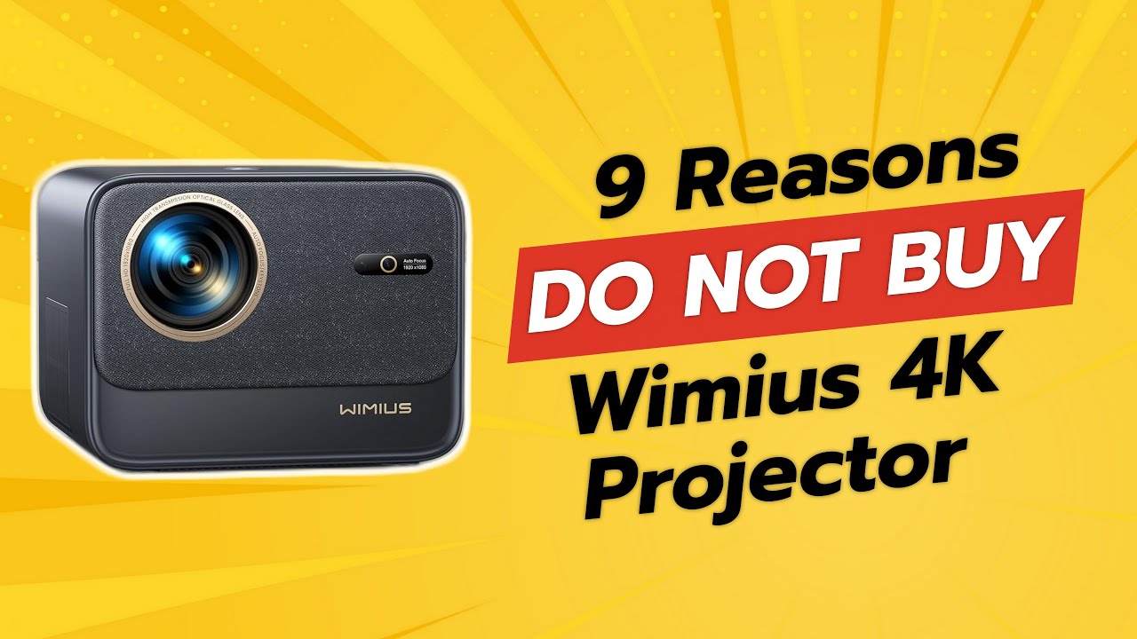 DON'T BUY Wimius 4K Projector BEFORE WATCHING THIS VIDEO! 😱📽️
