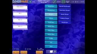 Dinerware POS Software : Table Service Demo