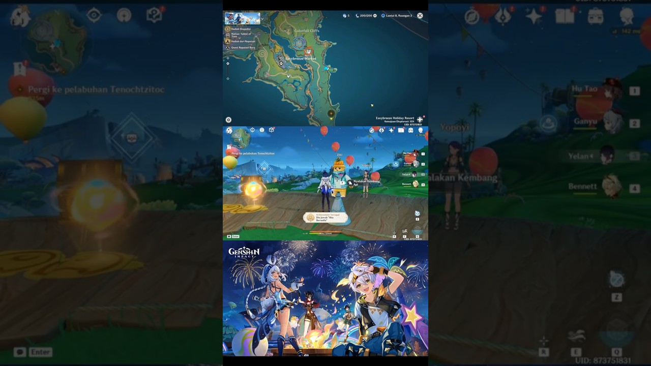 Genshin impact hidden chest and secret achievement location