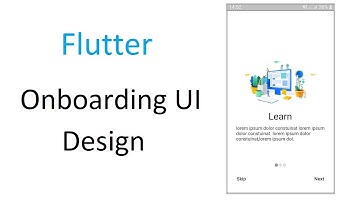 Flutter Onboarding UI Design