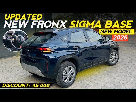 New Updated✅ Maruti Suzuki Fronx Sigma Base Model 2026 GST Price Discount All Details 
