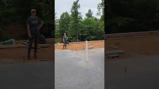 June 18, 2026. Concrete slab completed #concretework #construction #slab