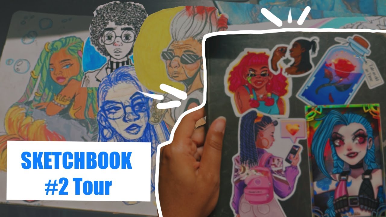 I'm Back!! Sketchbook #2 Tour || 2019 - 2024