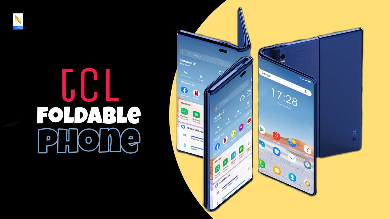 TCL show off it's Foldable Phone. It is the real flow 🦫