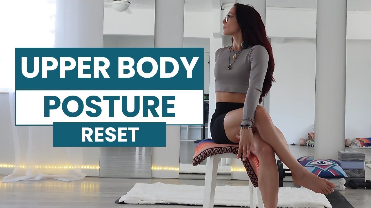 8-Minute Seated Stretch | Upper Back, Neck & Shoulder Mobility for Desk Workers