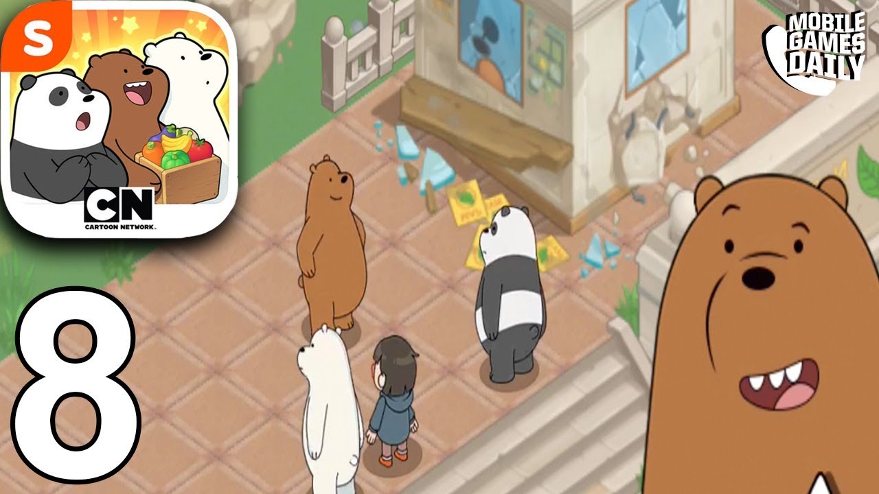 WE BARE BEARS MATCH 3 REPAIRS Museum Gameplay Walkthrough Part