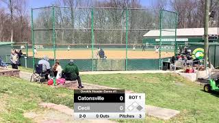 Cecil vs CCBC-Catonsville | NJCAA Softball | 3/25/26