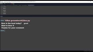Python Level 1 - Groundwork 2A - example