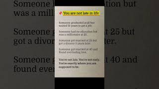Stop worrying about your age. Read this.#Shorts #Motivation #LifeAdvice #TrustTheProcess