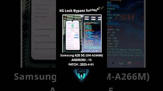 KG Lock Bypass สำเร็จ | Samsung A26 5G (SM-A266M) — Android 15 | TSM TOOL PRO