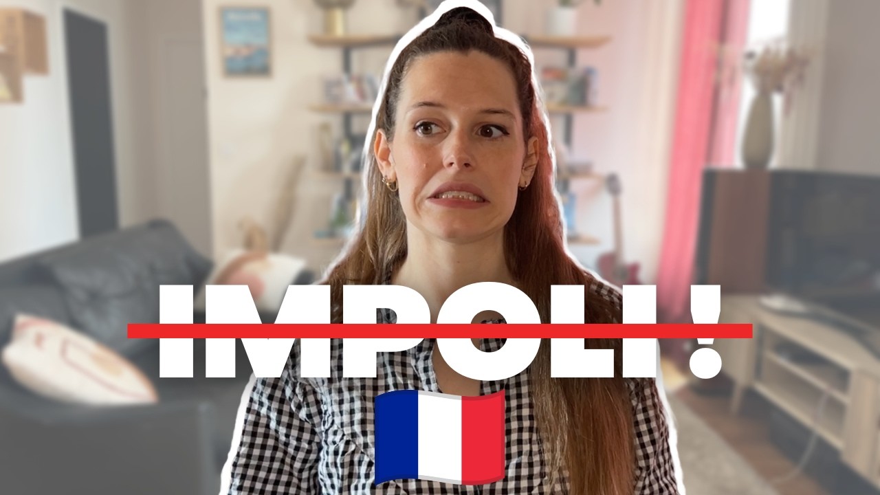 You Sound Rude in French If You Say This