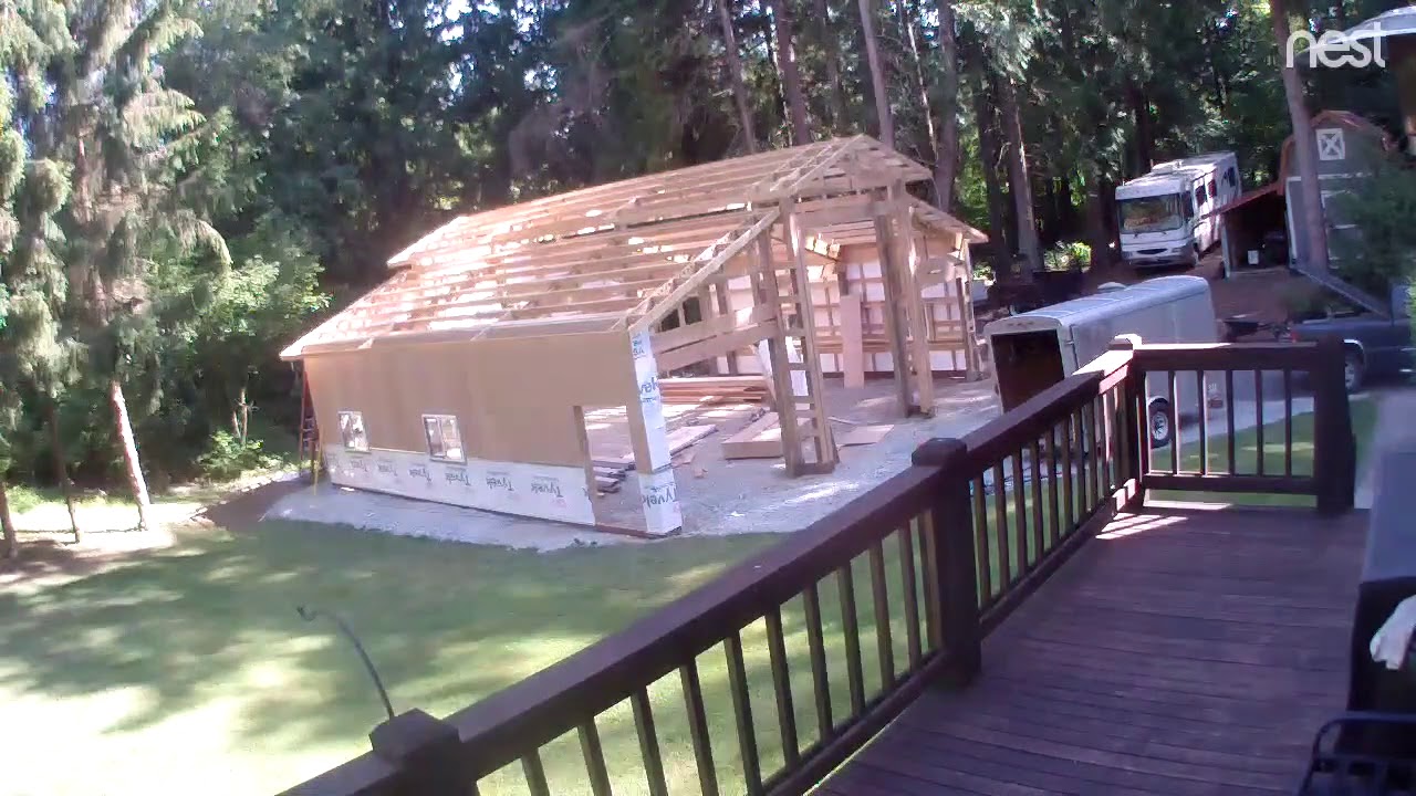 Woodshop Pole Barn Time Lapse Youtube