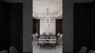 Fixture Scale #lightingknowledge #lightingtips #fixturescale #anchorthespace