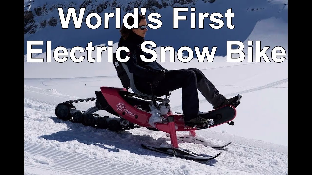 E-Trace Is World's First Electric Snow Bike