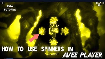 HOW TO USE SPINNER IN AVEEPLAYER | AVEEPLAYER MAI SPINNER KAISE LAGAI | #avee_player #aveeplayer