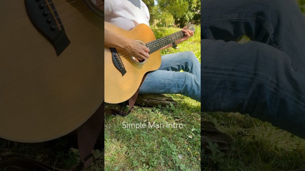 🎸Simple Man - Acoustic guitar intro (Lynyrd Skynyrd)