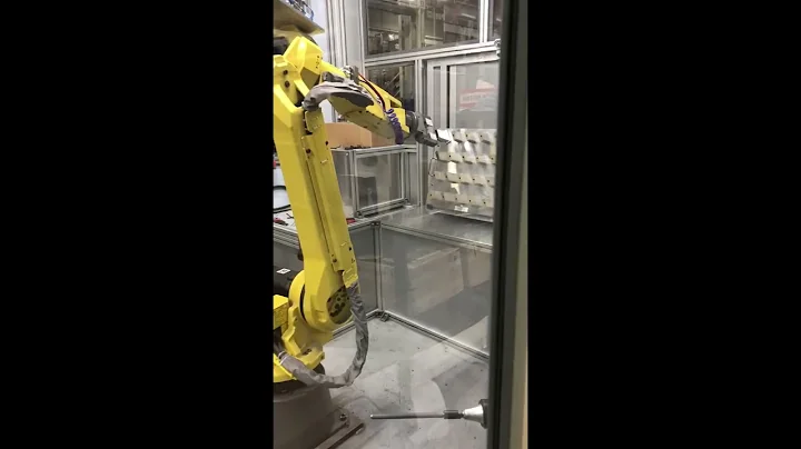 Acme Machine Tool Co Robotic Finishing Cell With Fanuc Robot and Full Enclosure