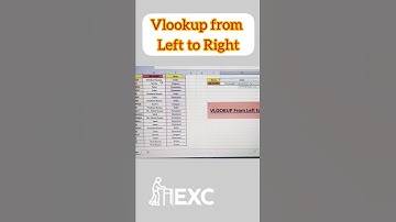 #shorts #excel |How to VLOOKUP from LEFT to RIGHT in simple way| Excel Hidden Magic Tricks & Tips